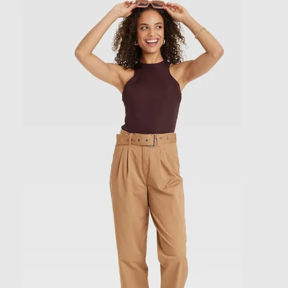 A New Day Ribbed Slim High Neck Tank Top - Picture 5 of 5